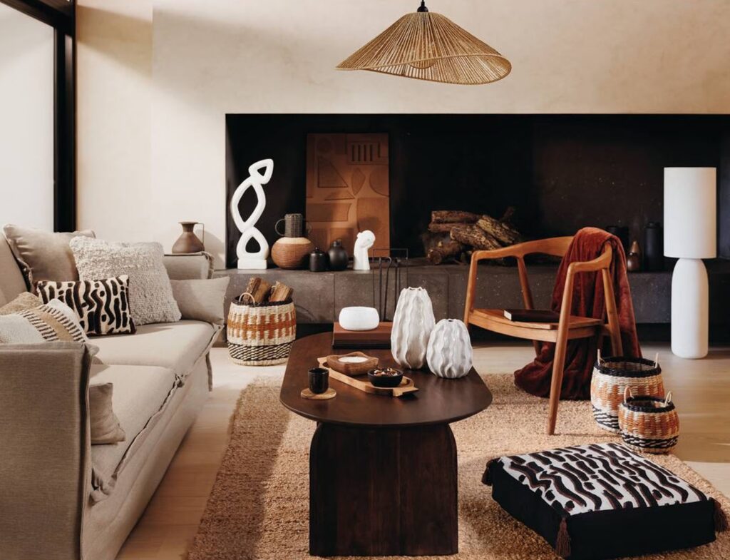 Καρέκλες & Πολυθρόνες Miyako Nat Teak Din Armchair Atmosphera 184938
