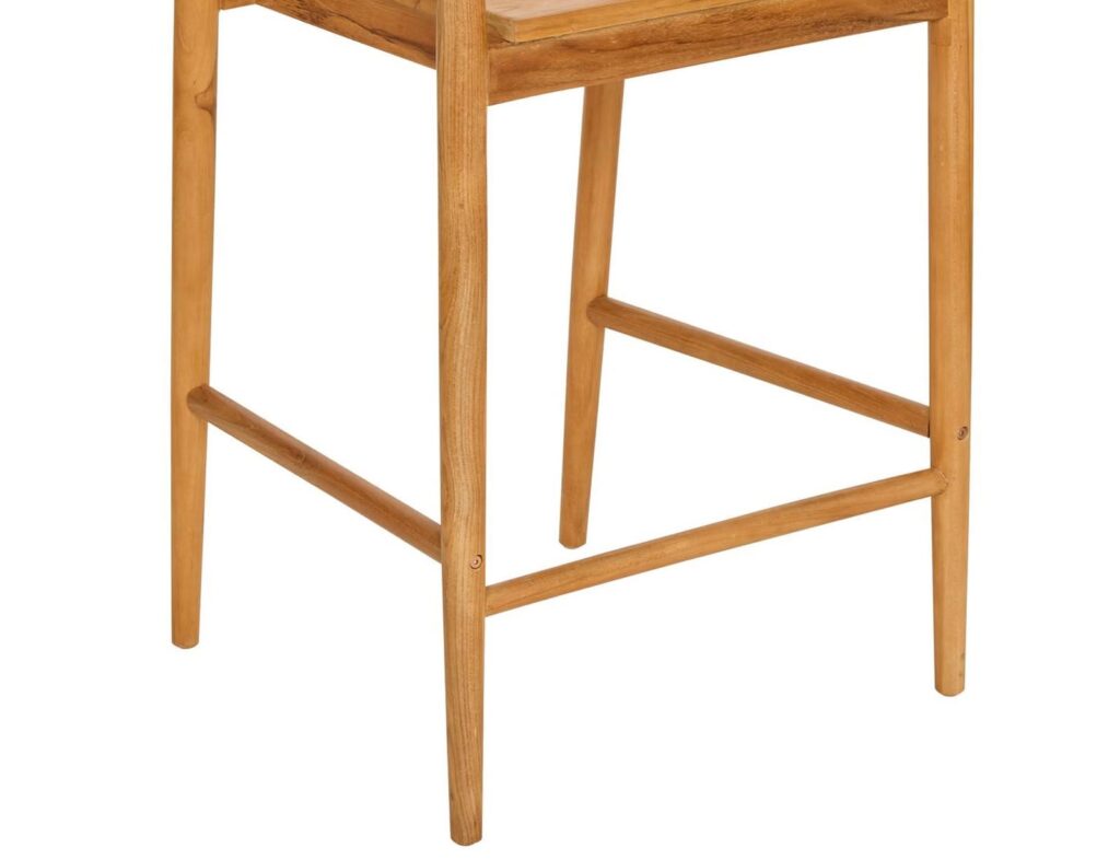 Καρέκλες & Πολυθρόνες Miyako Teak Bar Stool Sh70 Atmosphera 207342A