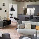 Καρέκλες & Πολυθρόνες Sasha Blk/Chr Pu Adj Bar Stool Atmosphera 114600A