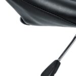 Καρέκλες & Πολυθρόνες Sasha Blk/Chr Pu Adj Bar Stool Atmosphera 114600A
