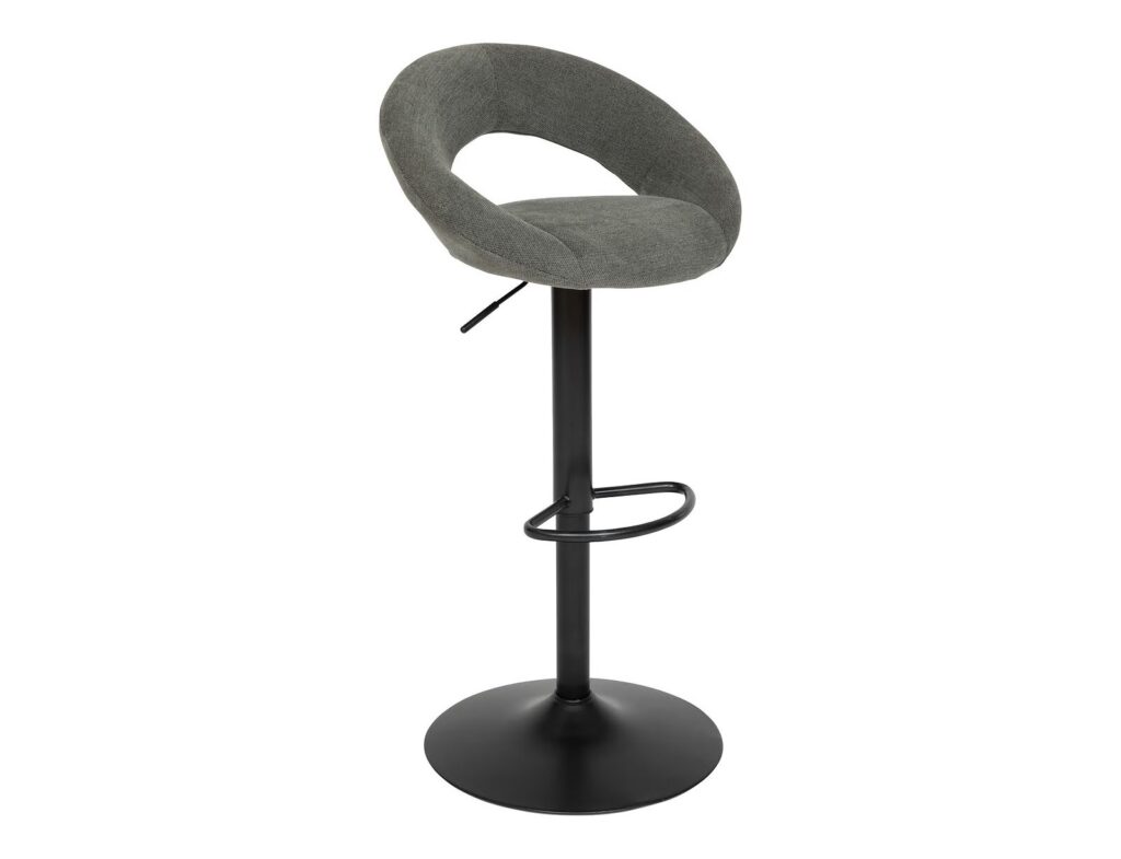 Καρέκλες & Πολυθρόνες Sasha Ced/Blk Adj Bar Stool Atmosphera 207338B