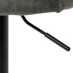 Καρέκλες & Πολυθρόνες Sasha Ced/Blk Adj Bar Stool Atmosphera 207338B