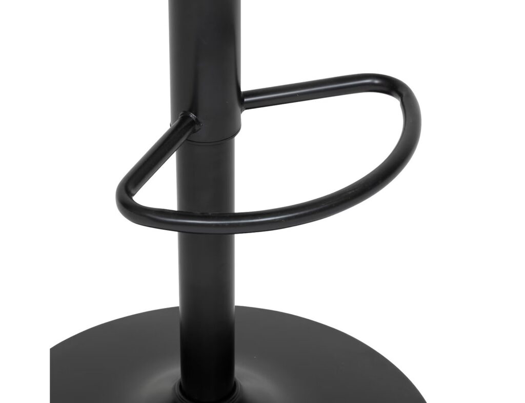 Καρέκλες & Πολυθρόνες Sasha Gr/Blk Adj Bar Stool Atmosphera 207338A