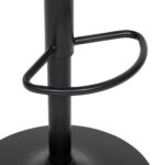 Καρέκλες & Πολυθρόνες Sasha Gr/Blk Adj Bar Stool Atmosphera 207338A