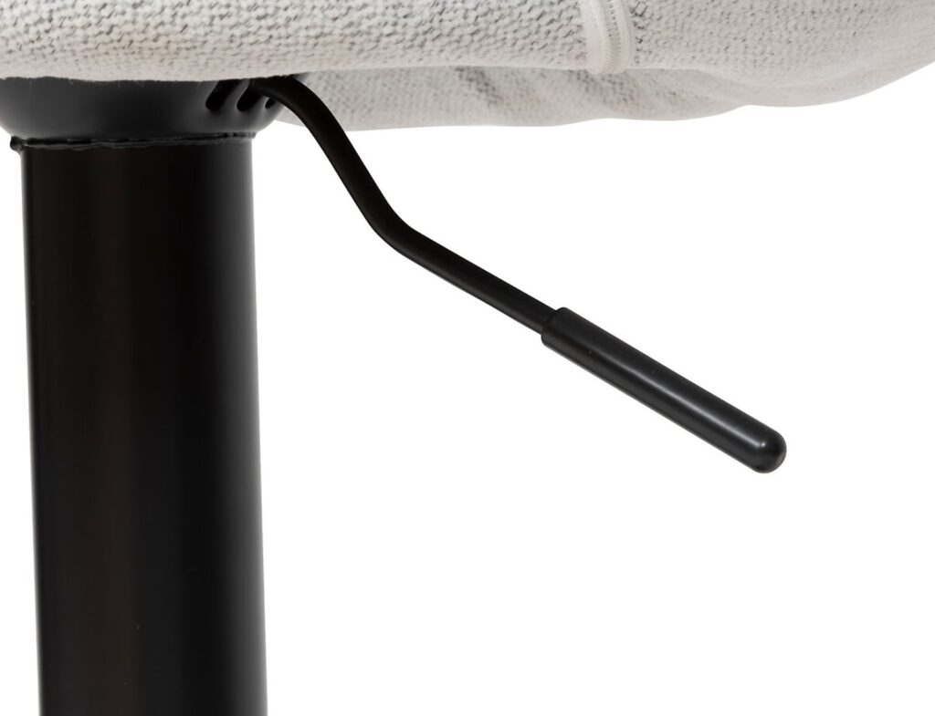 Καρέκλες & Πολυθρόνες Sasha Gr/Blk Adj Bar Stool Atmosphera 207338A