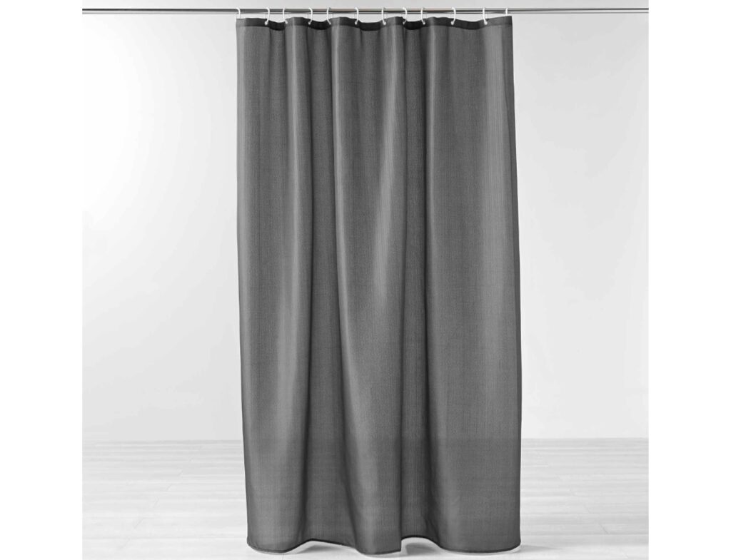 Κουρτίνα Μπάνιου Douceur D'intérieur - 180X200Cm - Γκρι