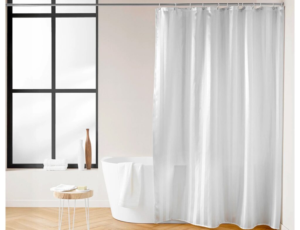 Κουρτίνα Μπάνιου Douceur D'intérieur - 180X200Cm - Λευκό
