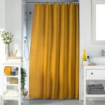 Κουρτίνα Μπάνιου Douceur D'intérieur - 180X200Cm - Ώχρα