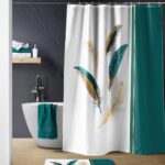 Κουρτίνα Μπάνιου Douceur D'intérieur - 180X200Cm - Πολύχρωμο
