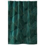 Κουρτίνα Μπάνιου Douceur D'intérieur - 180X200Cm - Πράσινο
