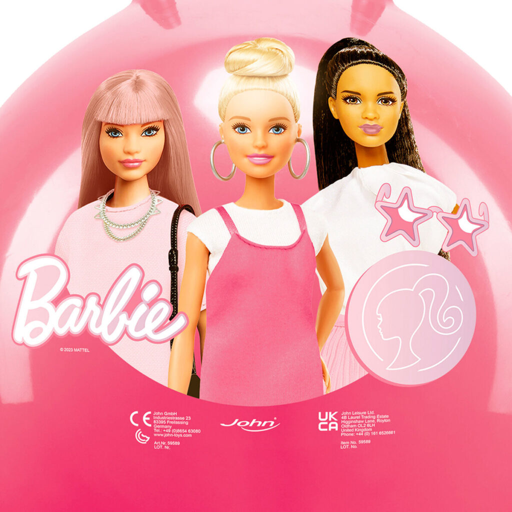 Μπάλα που πηδάει Barbie Ροζ