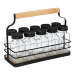 Μύλοι Και Δοχεία Μπαχαρικών Spice Rack Set 11Pcs