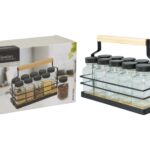 Μύλοι Και Δοχεία Μπαχαρικών Spice Rack Set 11Pcs