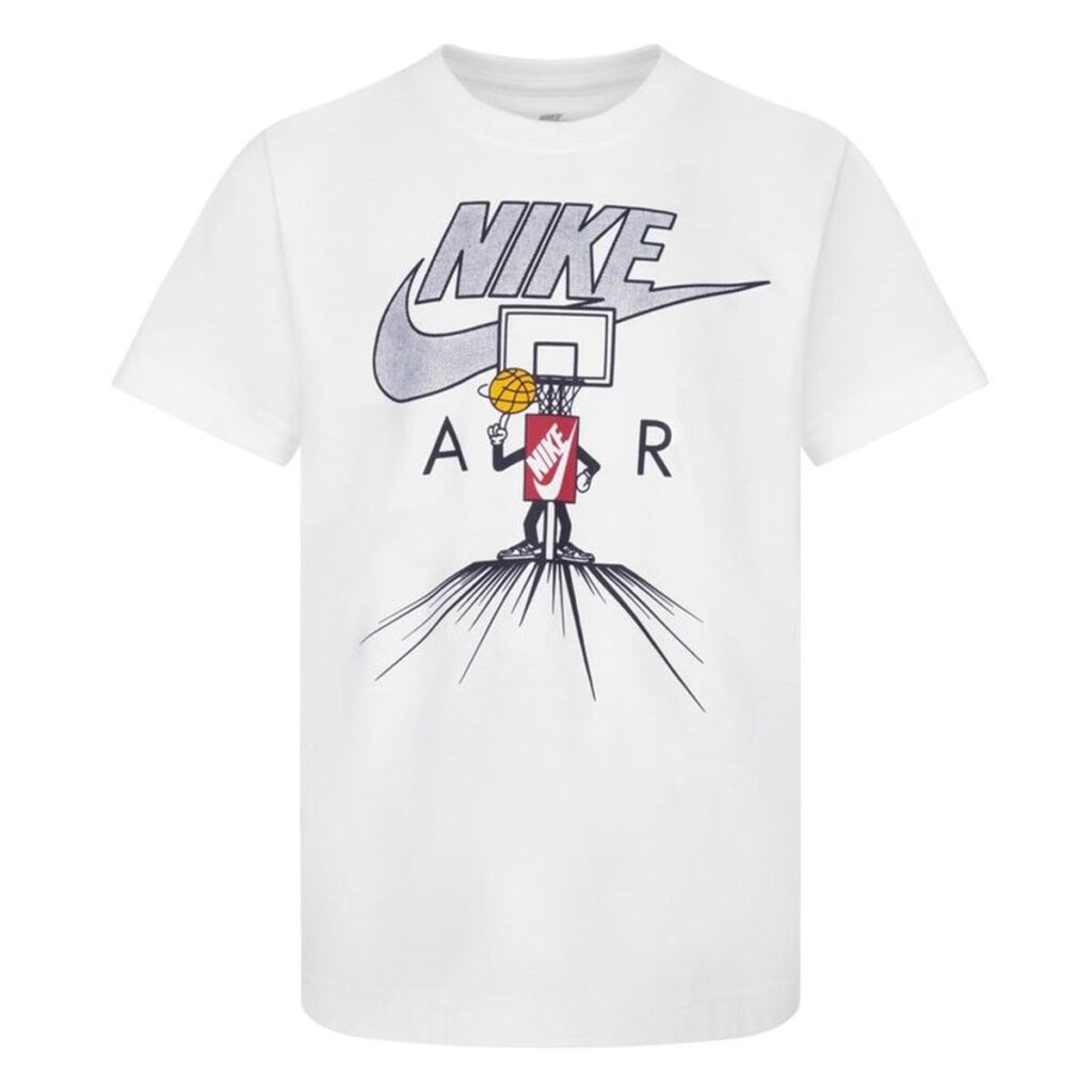 Παιδικό Μπλούζα με Κοντό Μανίκι Nike 86K607-001