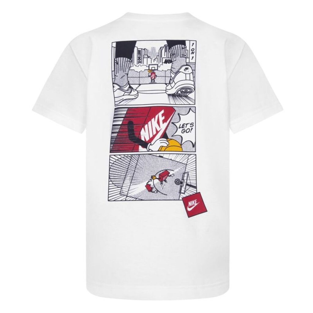 Παιδικό Μπλούζα με Κοντό Μανίκι Nike 86K607-001