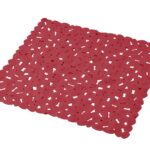 Πατάκι Ντουζιέρας Vitamine Douceur D'intérieur - 52X52Cm - Κόκκινο