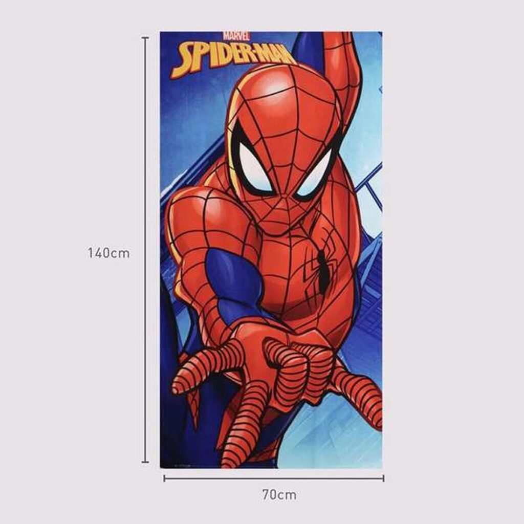 Πετσέτα θαλάσσης Spider-Man Μπλε 70 x 140 cm