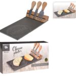 Πλατώ Σερβιρίσματος Για Τυριά - 30X15X5Cm - 4Τμχ