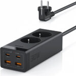 Πολύμπριζα Tessan 6 In 1 Power Strip 2Xschuko 2Xusb 2Xtype-C