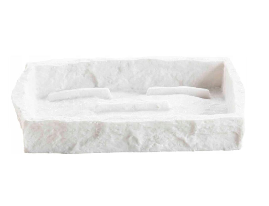 Σαπουνοθήκη Douceur D'intérieur - 14.1X9.9X2.2Cm - Λευκό