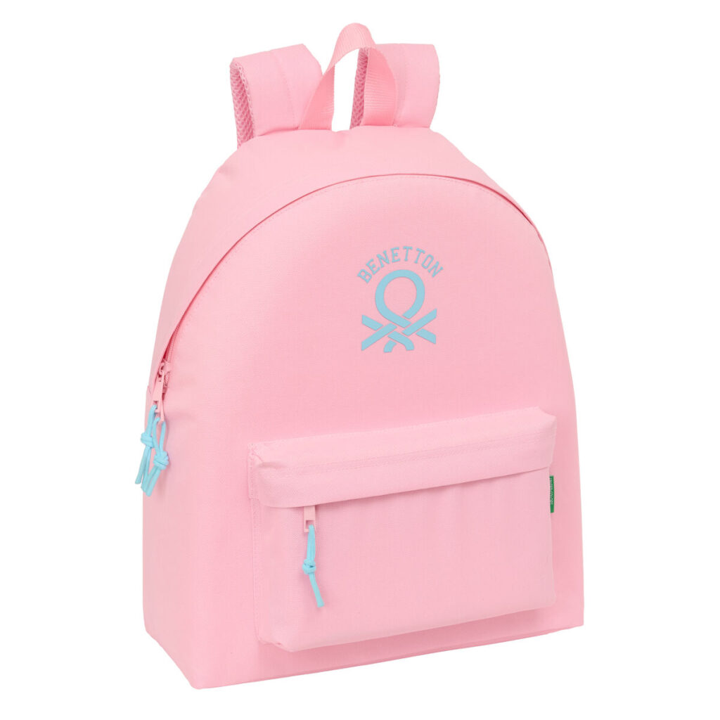 Σχολική Τσάντα Benetton Rosa pastel Ροζ 33 x 42 x 15 cm