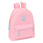 Σχολική Τσάντα Benetton Rosa pastel Ροζ 33 x 42 x 15 cm