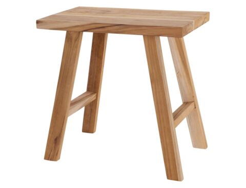 Σκαμπό & Πουφ Stool Decorative Teakwood