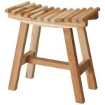 Σκαμπό & Πουφ Stool Teak 40X20X40Cm