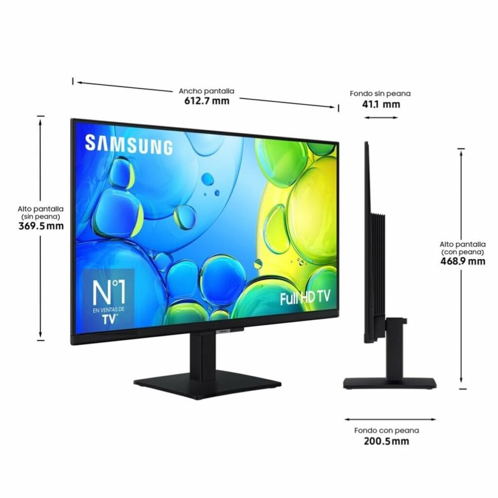 Smart TV Samsung TU27F6005FKX 27 27" Full HD LED HDR HDR10+