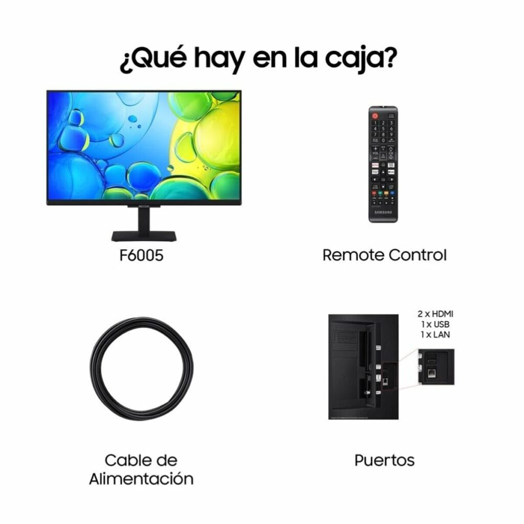 Smart TV Samsung TU27F6005FKX 27 27" Full HD LED HDR HDR10+