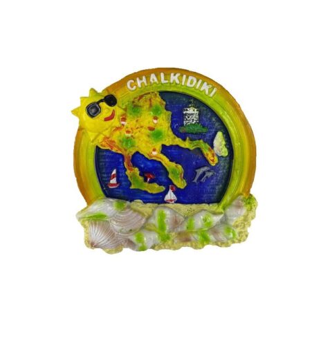 Tουριστικό μαγνητάκι Souvenir – Σετ 12pcs - Chalkidiki - 678078