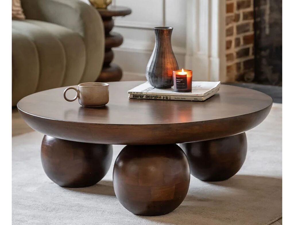 Τραπεζάκια Σαλονιού Atmosphera Abekas Brown Coffee Table