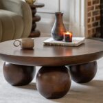 Τραπεζάκια Σαλονιού Atmosphera Abekas Brown Coffee Table