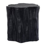Τραπεζάκια Σαλονιού Ptmd Side Table Fennah Tree Trunk Aluminium Black