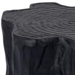 Τραπεζάκια Σαλονιού Ptmd Side Table Fennah Tree Trunk Aluminium Black