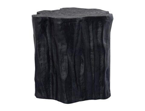 Τραπεζάκια Σαλονιού Ptmd Side Table Fennah Tree Trunk Aluminium Black