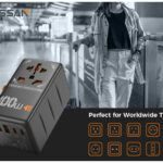 Φορτιστές & Καλώδια Φόρτισης Συσκευών Tessan Gan Universal Travel Adapter Ts-Wta04