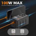 Φορτιστές & Καλώδια Φόρτισης Συσκευών Tessan Gan Universal Travel Adapter Ts-Wta04