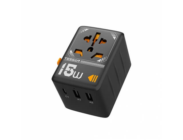 Φορτιστές & Καλώδια Φόρτισης Συσκευών Tessan Universal Travel Adapter  Ts-Wta01