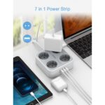 Πολύμπριζα Power Strip Tessan 7 In 1  Ts-302-C