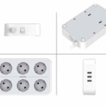 Πολύμπριζα Power Strip Tessan 9 In 1 Ts-303