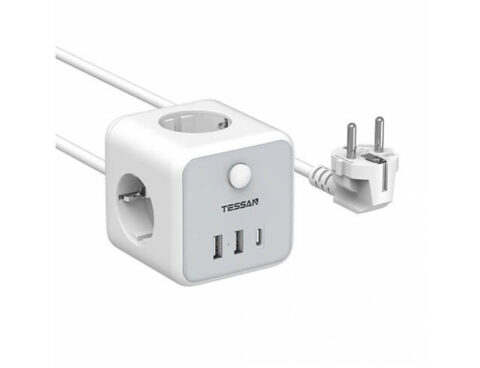 Πολύμπριζα Powercube Tessan Ts-301-C