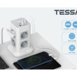 Πολύμπριζα Tower Surge Protector Tessan 11 In 1 Tps03-De-C