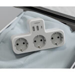 Πολύμπριζα Wall Socket Tessan 6 In 1 Ts-323-De-C