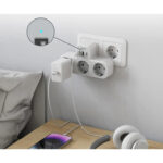 Πολύμπριζα Wall Socket Tessan 6 In 1 Ts-323-De-C